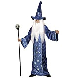 WIDMANN WDM15225 - Costume Mago Fantasy, Blu, Small