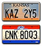 Winchester Impala | KAZ 2Y5 + CNK 80Q3 | Metal Stamped License Plates