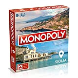 Winning Moves - I Borghi più Belli d'Italia ed. Sicilia, Monopoly, Gioco da Tavolo