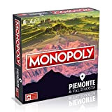 Winning Moves - Monopoly, I borghi più belli d'Italia Piemonte e Val D'aosta, gioco da tavolo