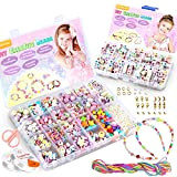 WinWonder Bambini Perline,1150 PCS Perline Colorate dei Bambini Fare Gioielli Braccialetti Necklace Kit Perline Lettere per Ragazze