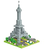 Wise Hawk Torre Eiffel a Parigi. Riproduzione architettonica da Costruire con nanoblocchi