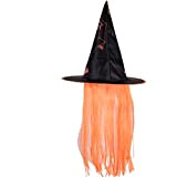 Witch parrucche per donne Halloween Wig Hat Hat Decoration Decorazioni Halloween Hat Party Masquerade Props, Witch Hat Kids Halloween Cappelli ...