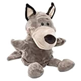 Wolf Open Mouth Hand Puppet Animal Puppets Peluga Giocattolo Animale Per La Finzione Fantasiosa Play Stocking