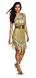 Womens Deluxe Pocahontas Fancy Dress Costume Large