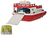 Wonder Wheels- Ferry Boat Traghetto con Due Macchinine, Colore Rosso/Bianco, VE1008Z 