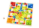 Wooden 2 in 1 Ludo/Snakes And Ladders