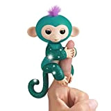 Wow Wee Fingerlings Scimmiette Bebè Quincy, Scimmia Interattiva, Colori Blu Verde