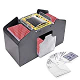 Wowlela Mescola Carte Automatico per Il Mischiare Le Carte da Poker Funziona a Batteria 4 Deck Card Shuffle Sorter Cards ...