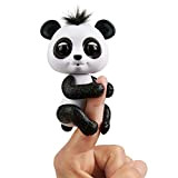 WowWee Fingerlings Panda nero e bianco Drew 3564 / giocattolo interattivo reagisce a suoni, movimenti e tocchi