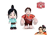 WR Ralph Spaccatutto 2 - Pack 2 peluches del Film Ralph Spacca Internet: Ralph Spaccatutto + Vanellope, la Bambina 7'50"/19cm ...