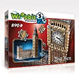 Wrebbit 3D- El Big Ben Does Not Apply Puzzle 3D, Multicolore, One size, 2002