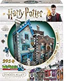 Wrebbit Puzzles- Ollivanders & Scribbulus Harry_Potter 3D Puzzle, Colore Vario, Standard, W3D-0508