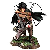 WSTERAO Attack on Titan Premium, Attack on Titan Statue Ackerman Levi's Bloody Battle Action Figure