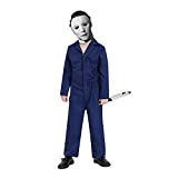 wuchun Michael Myers Costume Child Boy Horror Movie Killers Cosplay Tuta Maschera Tuta Tuta Halloween Outfit
