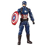 WUDAN Captain America - Gioco da tavolo Surprise Avengers Endangered Titan Hero Serie Captain America Action Figure 12 pollici altezza ...