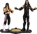 WWE - Championship Showdown, Undertaker vs Bret "Hit Man" Hart, 2 Personaggi Snodati, Giocattolo per Bambini 6+ Anni, HDM12