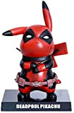 WXLMA Pikapool Pikachu Cosplay Deadpool Model Gifts, Anime Action Figure Toys Doll Birthday Gifts