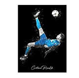 WZGJZ Puzzle 1000 Pezzi Cristiano Ronaldo Cr7 Football Star Poster Per Giocattoli Educativi Regali Creativi Mu204Qz
