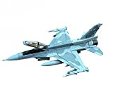 X-Toy 1/200 Scala PAF F-16D Block 52 Fighter Fighting Falcon Modello in Lega, Giocattoli per Adulti e Regalo, 7,6 cm ...