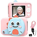 XDDIAS Macchina Fotografica per Bambini, Ricaricabile USB Fotocamera Digitale Selfie con 32G SD, LCD da 2.4 Pollici, Dual Lens Camera ...