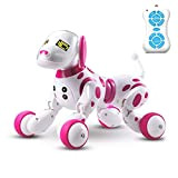 XIAOKEKE Cane Robot Giocattolo per Bambini Buddy Robot Interattivo, Canta, Danze E Telecomandato, Occhi con LED, Batteria Ricaricabile USB Robot ...