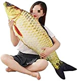 XICHEN Cuscino gigante 3D morbido per pesci in peluche per carpa cuscino per decorazione domestica, regalo per bambini, giocattolo di ...