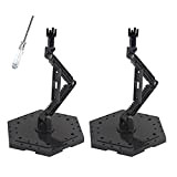 XISTEST Hobby Action Base, supporto per modelli Hobby Display Stand compatibile con Gundam HG RG 1:144 Scala Figure Models, Nero ...