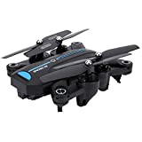 Xiuganpo Drone Pieghevole Portatile A6, 4 Assi Posizionamento GPS Drone Telecomandato con Funzione di Monitoraggio Intelligente, Professionale Quadricottero per Gli ...