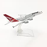 XIYUESHAN 1:400 Lega A380 Qantas Modello di Aereo Simulazione Fighter Aereo Aviazione Modello Esposizione Decorazione domestica