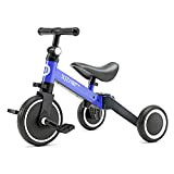 XJD 5 in 1 Triciclo per Bambini Bicicletta Equilibrio Adatto per età 1-3 Anni Certificazione CE Upgrad 2.0(blu) (5 in ...