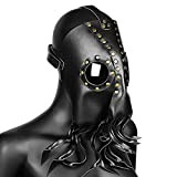 XJST Maschera di Costume da Festa Masquerade, Cosplay Steampunk Costume di Halloween Puntelli PU Materiale PU, Materiale Regolabile Ed Eco-Compatibile ...