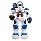 Xtrem Bots - Robot giocattolo radiocomandato, robot robot per bambini, 50 azioni programmabili, funzione spia giocattolo, 5 anni o più.