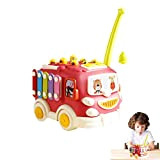 Xzbling Giocattolo Musicale per Bambini - 4 in 1 Giocattolo per Controller per Bambini Giocattolo da Gioco Musicale Magnete Montessori ...