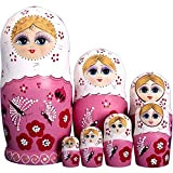 YAKELUS Marchio di Matrioska specializzato, Nesting Dolls Matrioske Bambola Matrioska Russa in 7 Pezzi, Tiglio di Zona frigida, Regalo e ...