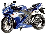 Yamaha YZF-R1, blu/schwarz, 2008, modello di automobile, modello prefabbricato, New Ray 1:12