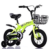 YaMangShe Biciclette per Bambini 12-14-16-18 Pollici Bici da Bambino per Uomo e Donna