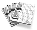 Yatzy Score Sheet Cards X 4 pads (200 sheets) by Jesters