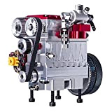 Yayun Modello di motore, motore a scoppio in linea a 2 cilindri in linea a 4 tempi raffreddato ad acqua ...
