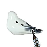 YDL.QING Ocarina 6 Fori White Treble F Tone Ocarina Ceramic Strumento Musicale Professionale Come Regalo per i Bambini