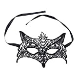 YeahiBaby Fox Shape Hollow out Mask Sexy Lace Mask Costume per Halloween Masquerade Party Halloween