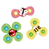 Yeeda Kid Spinner Toys Bath Toy, Strong Suction Cup Bath Toys, Spinning Toy, Sensory Toys for Toddlers 1-3, Birthday for ...