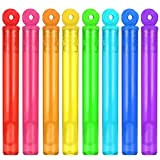 YeoNational&Toys 32 Pezzi 8 Colori Mini Bacchette a Bolle, assortimento bomboniere Giocattoli per Bambini Bambino, Feste Natalizie, Compleanno a Tema, ...