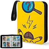 YINKE Raccoglitore per Carte Pokémon,Carte da Gioco,Album Pokémon,Può Contenere Fino a 400 Carte Con 50 Pagine Premium a 4 Tasche