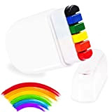 Yiran LGBT Gay Pride - Matita per trucco arcobaleno, con bandiera arcobaleno, ideale per gay pride, feste in costume per ...