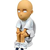YLJXXY One Punch Man Action Figures, Anime Figure Toys Saitama Toilet Seat Anime Figurine Collezione di Modelli