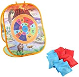 YLWZZ Pouf giocattolo per freccette da gioco per bambini, cornhole bord, sacco di sabbia, gioco per attività all'aperto, lanciare giochi ...