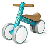 YMINA 4 in 1 Triciclo per Bambini da 1,5 a 4 Anni,Triciclo Senza Pedali,Bicicletta Senza Pedali (blu3)
