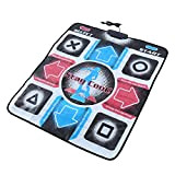Yosoo Health Gear Tappeto da Gioco Dance, Controller Dance Pad con Cavo USB, Tappetino da Ballo Multifunzione Antiscivolo per PC