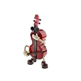 Yousiju Carino Guy swing Windup giocattolo Violoncello Musica Musical Box Tabella ornamento regalo dei capretti di giocattoli for bambini for ...